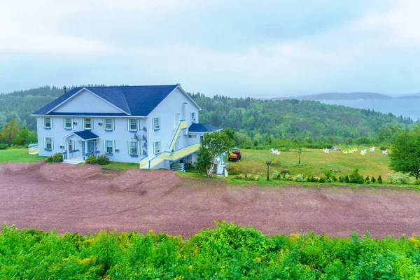 Krajina Poblíž Ingonish Podél Cabot Trail Cape Breton Island Nova — Stock fotografie