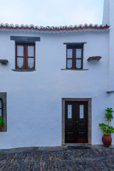 Pared típica de la casa en Monsaraz — Foto de Stock