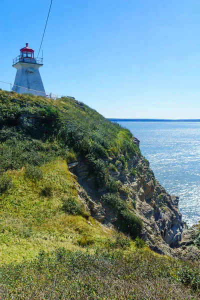 Farol do Cabo Enrage, em New Brunswick — Fotografia de Stock