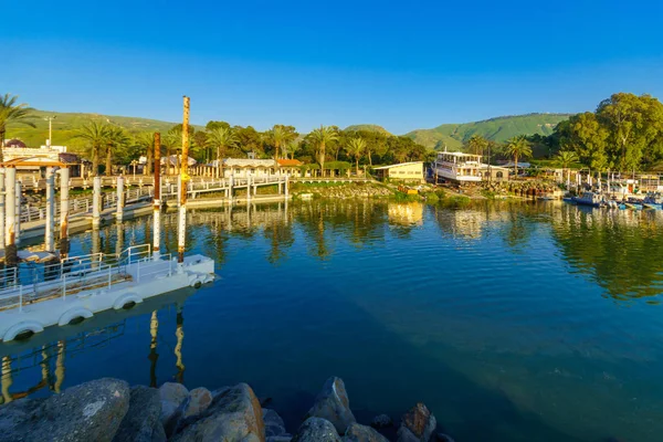 Porto di pesca di Kibbutz Ein Gev — Foto Stock