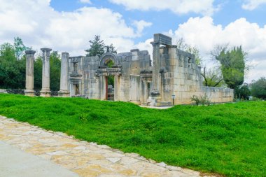 Baram Milli Parkı 'ndaki antik sinagog Harabeleri
