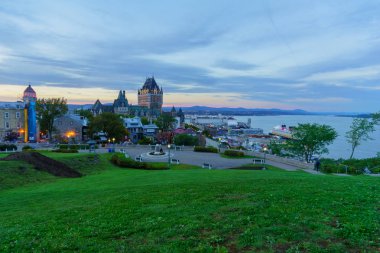Quebec City gün batımı manzarası