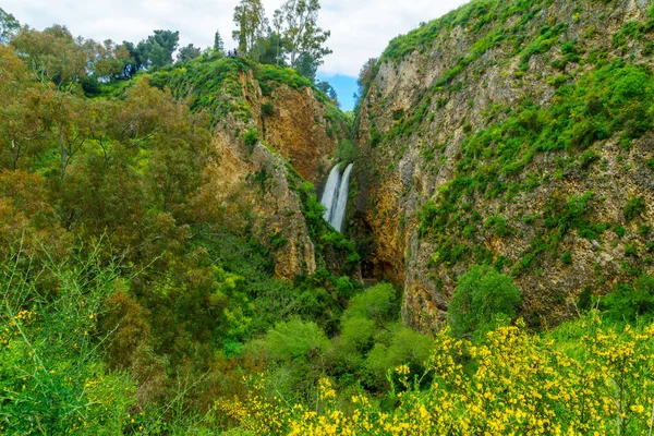 Rezerwat przyrody Ayun Valley i wodospad tanur — Zdjęcie stockowe