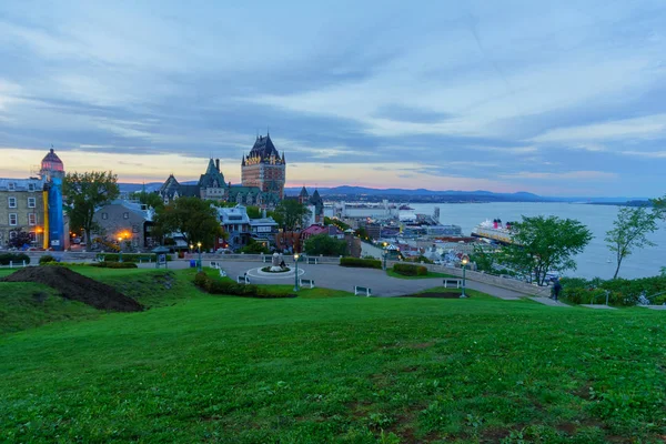 Quebec City gün batımı manzarası