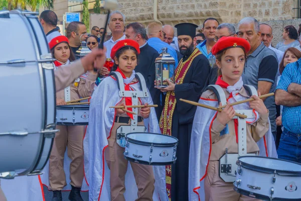 Holy Saturday parade, part of Orthodox Easter celebration in Hai — Stock Photo, Image