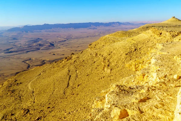 Paisagem de Makhtesh (cratera) Ramon — Fotografia de Stock