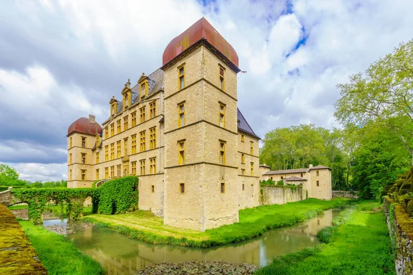 Chateau de flecheres, ain department, Frankreich — Stockfoto