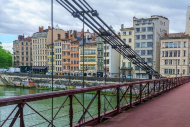Saint-Vincent köprüsü, Saone nehri üzerinde, Lyon