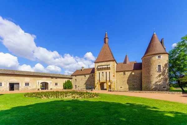 Castillo de Corcelles, en Beaujolais — Foto de Stock