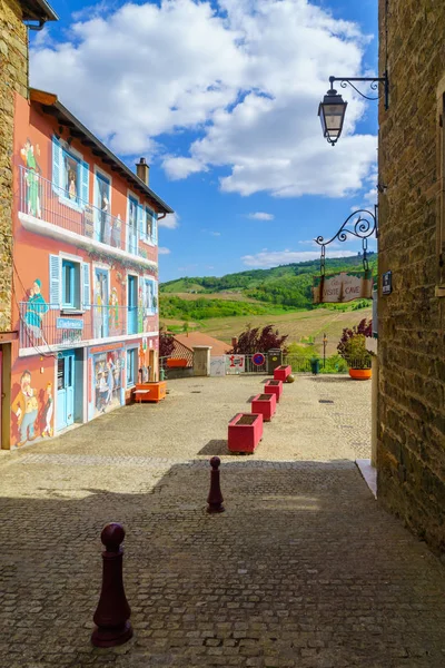 Vaux-en-Beaujolais. in Beaujolais, departement Rhône — Stockfoto