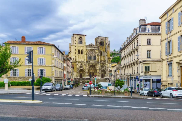 Catedral de Saint-Maurice, en Vienne — Foto de Stock