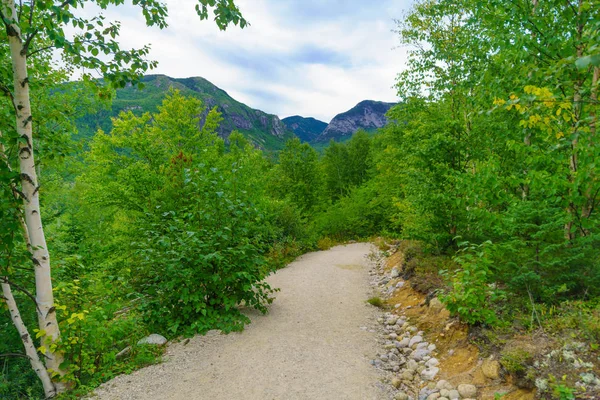 La Chouenne Trail, in Grands-Jardins National Park, Quebek — стоковое фото