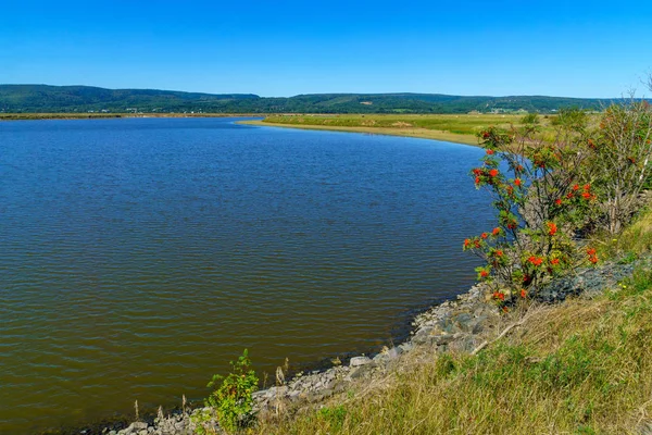 Pobřeží a venkov v Hopewell Hill, Nový Brunswick — Stock fotografie