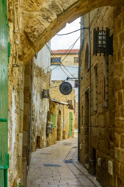 Alley in the old city of Acre — Stock Photo, Image