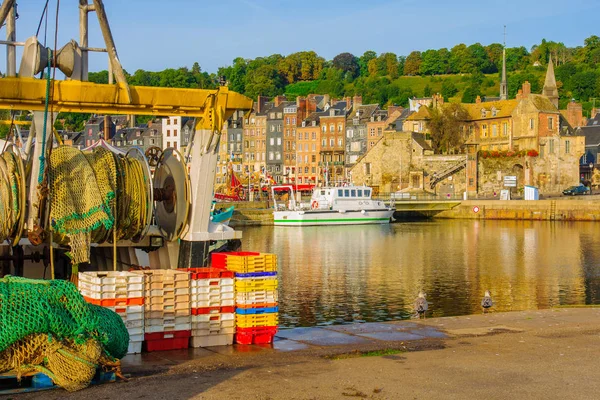 Honfleur Vieux Port (Old Harbor), — Stock Photo, Image