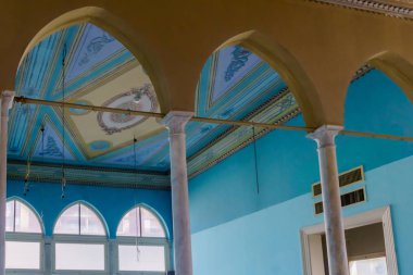 Dekore edilmiş tarihi Well House, Jaffa yakınında