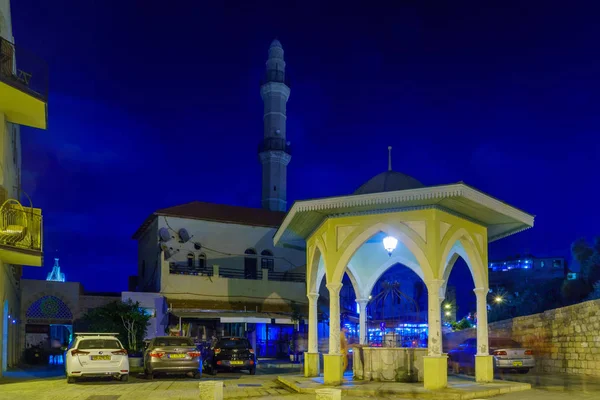 Nattvy över Sebil Abu-Nabut B, Jaffa — Stockfoto