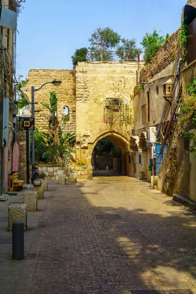 Aleja w starym mieście Jaffa — Zdjęcie stockowe