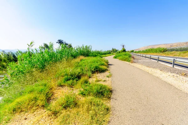 Blick Auf Die Promenade Ostufer Des Sees Genezareth Nordisrael — Stockfoto