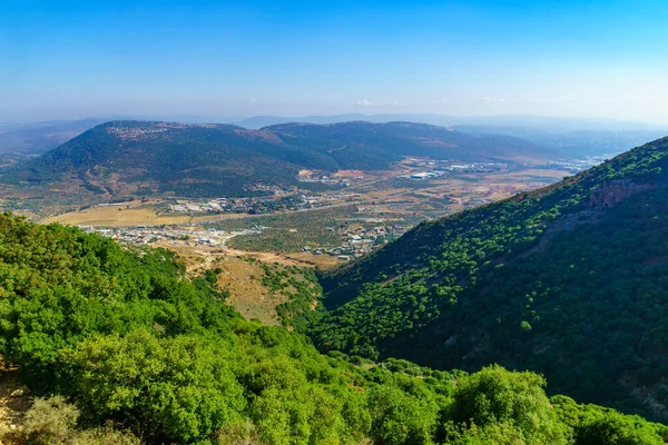 Pohled Krajinu Krajinu Horní Galerii Severní Izrael — Stock fotografie