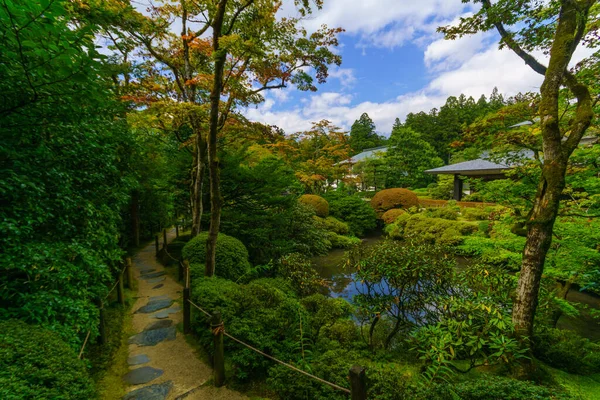 Pohled Zahradu Shoyo Nikko Japonsko — Stock fotografie