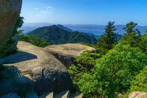 View Top Mount Misen Miyajima Itsukushima Island Japan — Stock Photo, Image