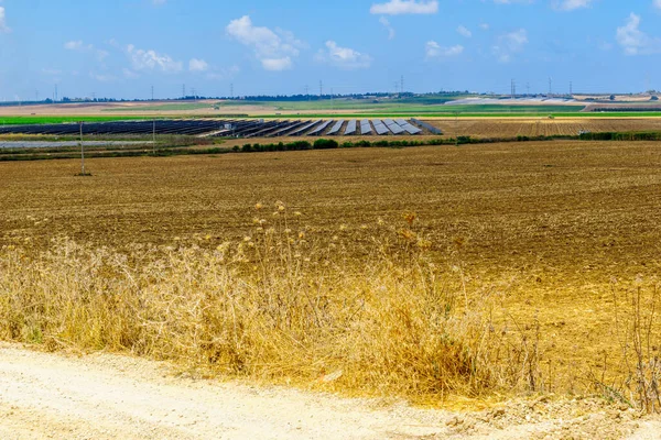 Вид Ландшафт Сельскую Местность Шафира Высоты Птичьего Полета Южный Израиль — стоковое фото