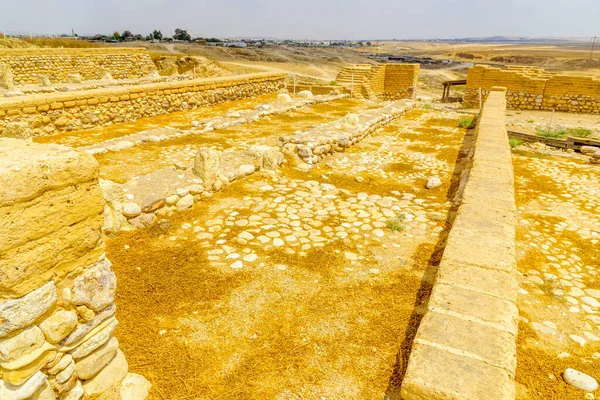 Vista Del Sitio Arqueológico Tel Beer Sheva Que Cree Que — Foto de Stock