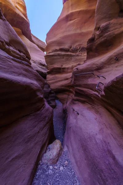 Veduta Del Red Canyon Valle Del Deserto Scolpita Nelle Rocce — Foto Stock