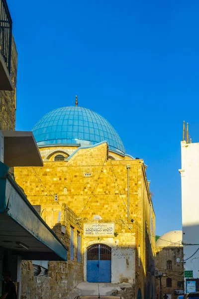 Acre Israel September 2020 Blick Auf Die Zawayat Shadlia Muslimische — Stockfoto