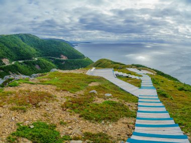 Views of the skyline trail, in Cape Breton Highlands National Park, Nova Scotia, Canada clipart