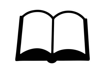 Simge. Masanın üzerinde açık bir kitap.