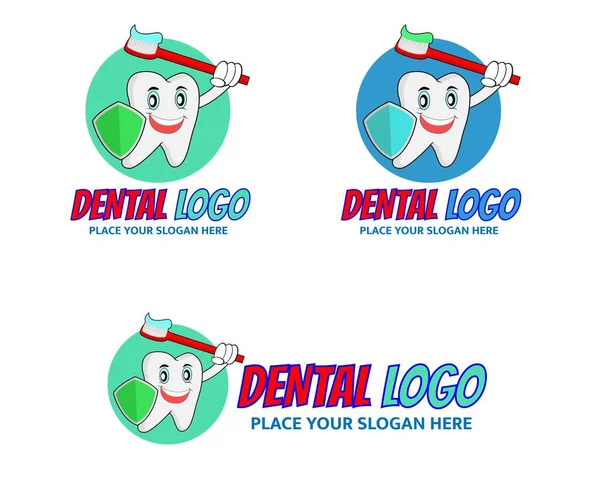 Illustration Vectorielle Modèle Logo Dentaire Pour Entreprise Entreprise — Image vectorielle