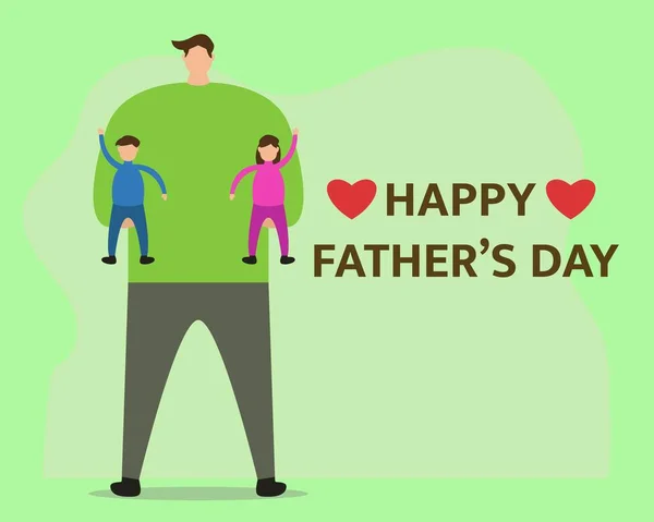 Illustration vector design of father\'s day