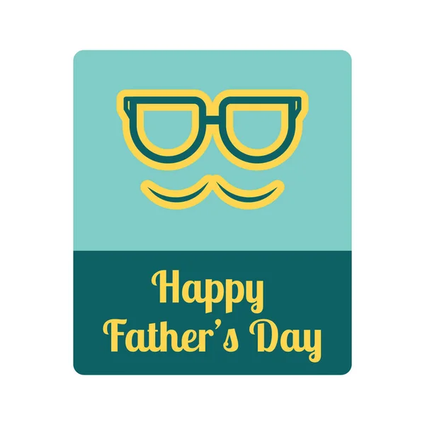 Father Day Greeting Design — Stock Vector