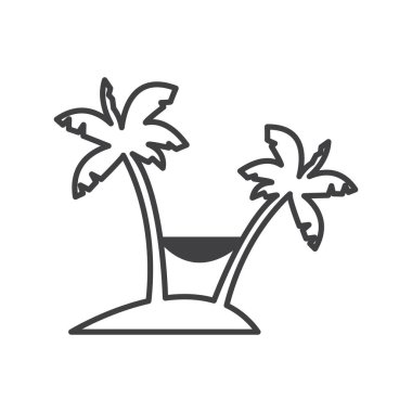 Hamaklı palmiye ağacı