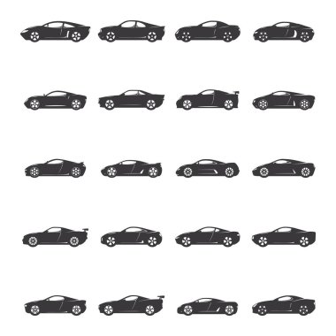 Araba simgeleri kümesi