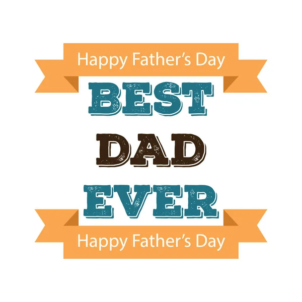 Father Day Greeting Design — Stock Vector