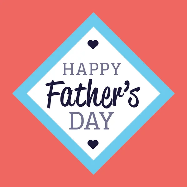 Father Day Greeting Design — Stock Vector