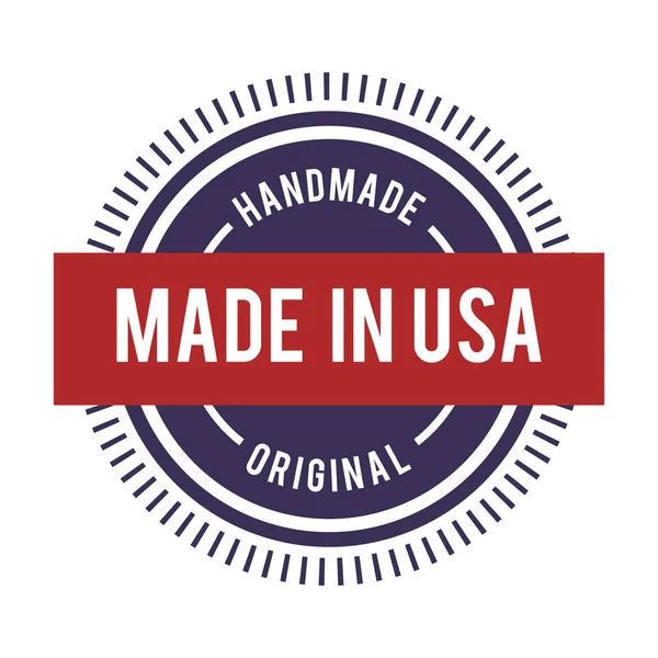 Made Usa Label — Stock Vector