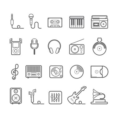 Müzik aletleri seti