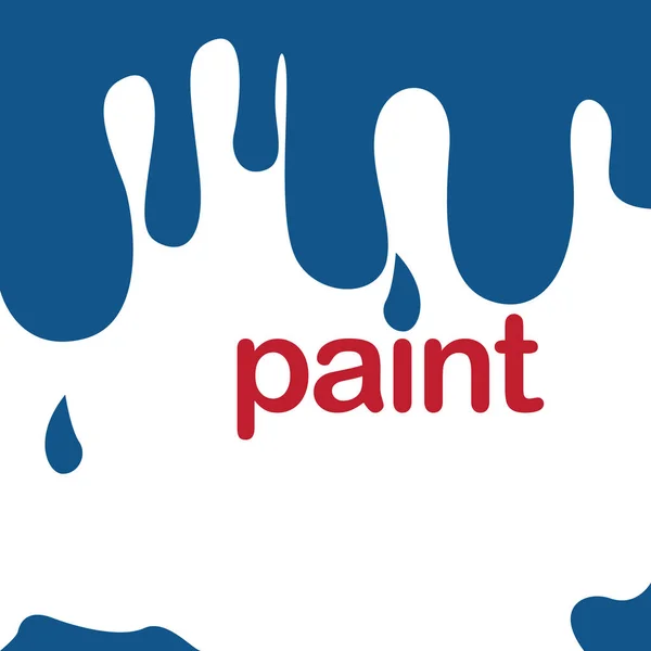 Dripping Fundo Pintura Com Texto — Vetor de Stock