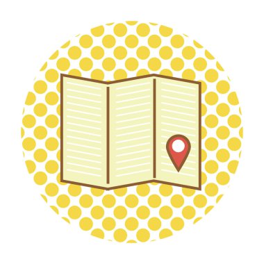 Harita işaretleyicisi haritada