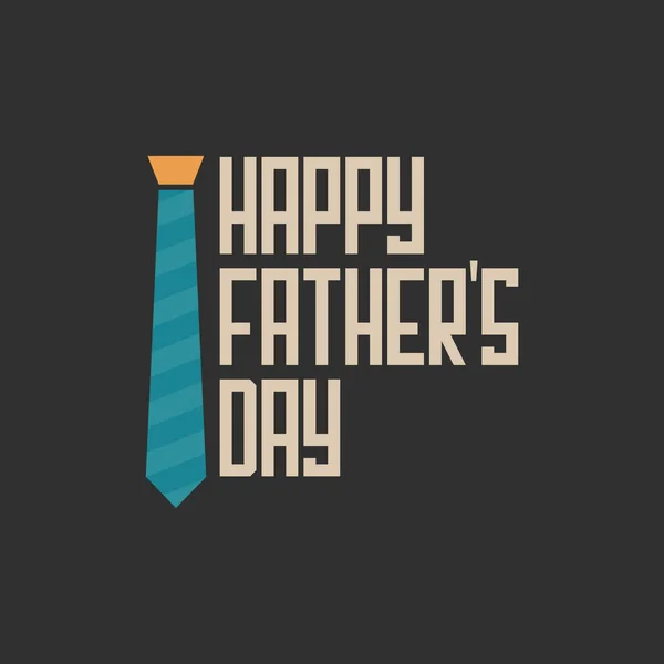 Father Day Greeting Card — Stock Vector