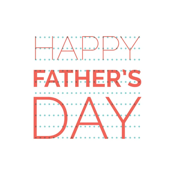 Father Day Greeting Design — Stock Vector