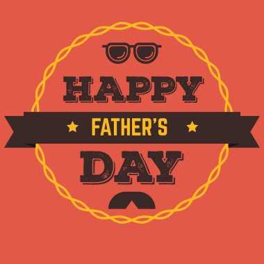 Babalar günü tebrik kartı.