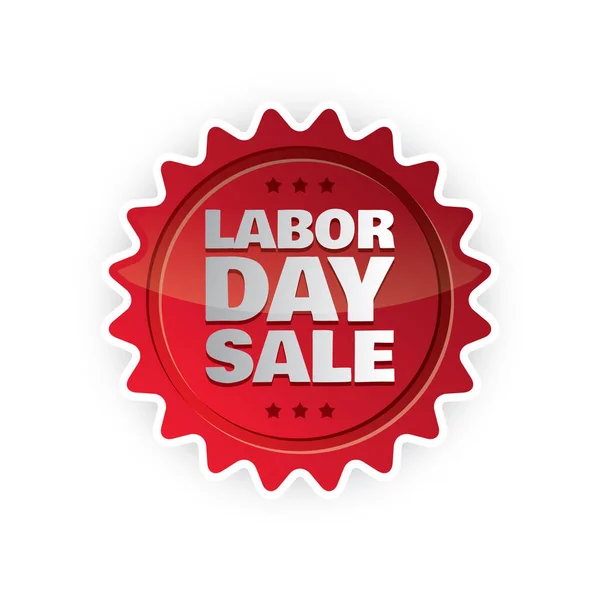 Labor Día Venta Etiqueta — Vector de stock