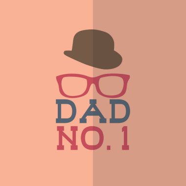 Father's day poster clipart