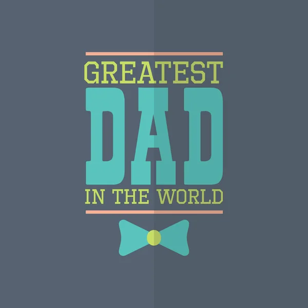 Babalar Günü Posteri — Stok Vektör