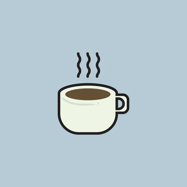 Taza Café Caliente — Vector de stock